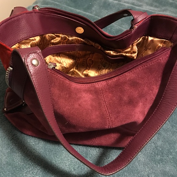 Tignanello suede bag - Picture 2 of 5
